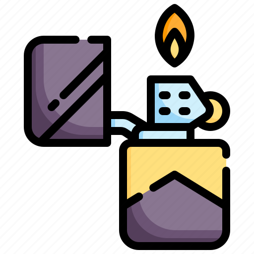 Lighter, alcohol, drink, zippo icon - Download on Iconfinder