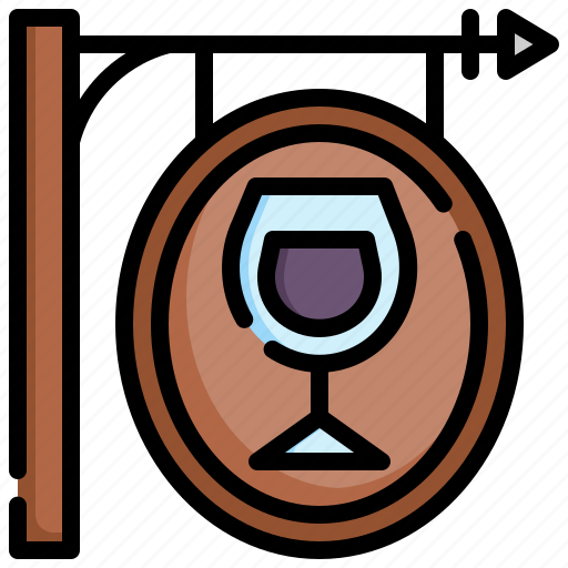 Winebarsign, alcohol, drink, bar, wine icon - Download on Iconfinder