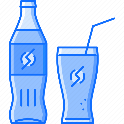 Bar, club, glass, party, soda, straw icon - Download on Iconfinder