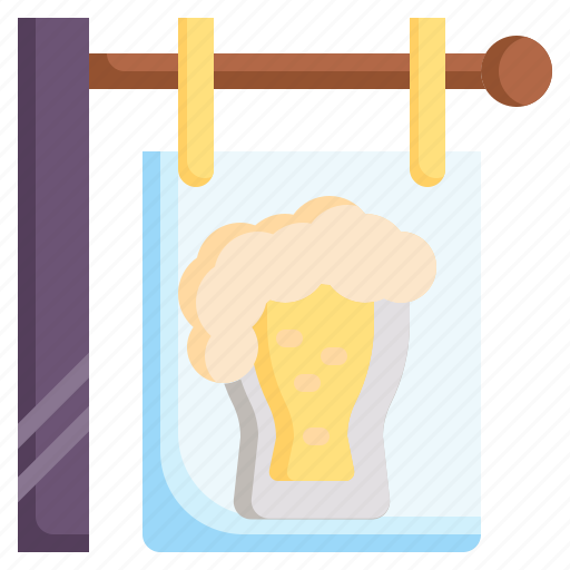 Beerbarsign, alcohol, drink, bar, sign icon - Download on Iconfinder