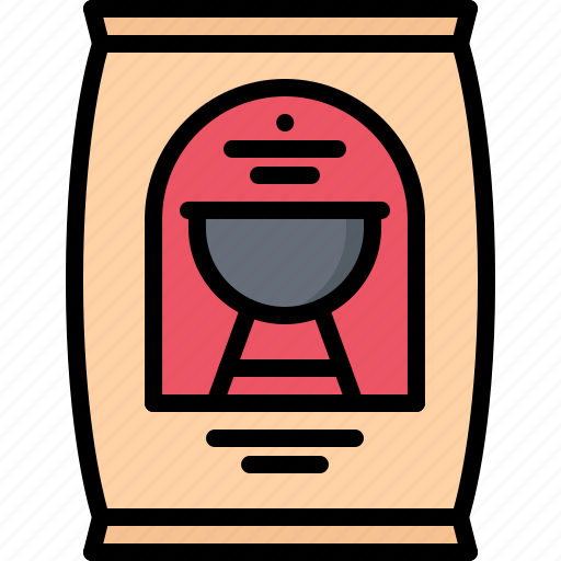 Bag, barbecue, bbq, charcoal, coal, cooking, grill icon - Download on Iconfinder