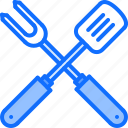 barbecue, bbq, cooking, fork, grill, spatula