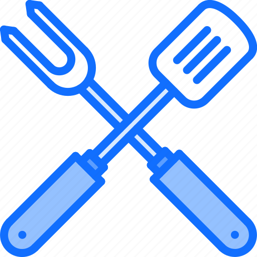 Barbecue, bbq, cooking, fork, grill, spatula icon - Download on Iconfinder