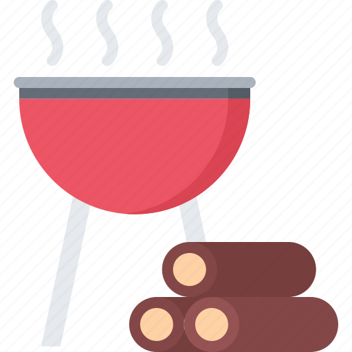 Barbecue, bbq, cooking, firewood, grill, wood icon - Download on Iconfinder