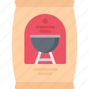 bag, barbecue, bbq, charcoal, coal, cooking, grill