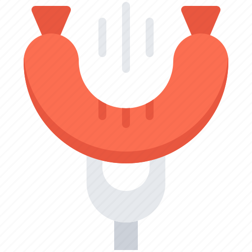 Barbecue, bbq, cooking, fork, grill, sausage icon - Download on Iconfinder
