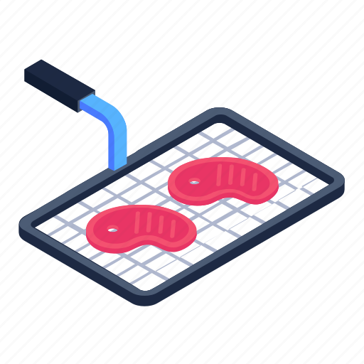 Grill pan, steak grilling, steak bbq, meat, food icon - Download on Iconfinder