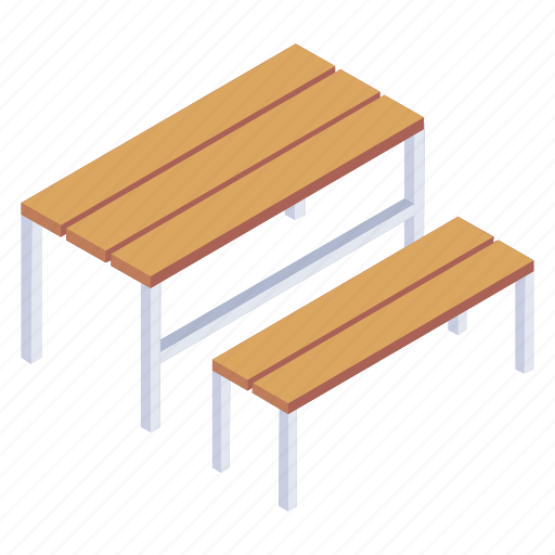Furniture, benches, outdoor seating, table, park benches icon - Download on Iconfinder
