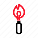 matchstick, fire, ignition, burn, safety