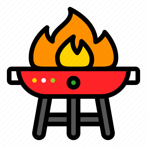 Barbecue grill, bbq, fire, grilled icon - Download on Iconfinder