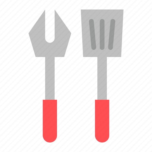 Bbq, fork, grilled, kitchenware, spatula icon - Download on Iconfinder