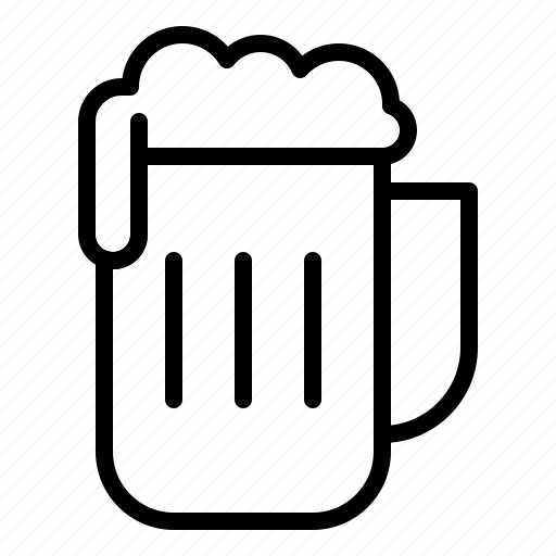 Alcoholic, bbq, beer, beer mug, beverage icon - Download on Iconfinder