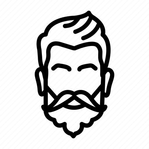 Barber, beard, beard and mustache, beard style, face, mustache icon - Download on Iconfinder