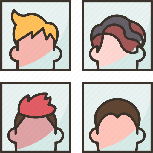 Hairstyle, fashion, hairdressing, haircut, men icon - Download on Iconfinder