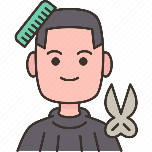 Haircut, barbershop, hairstyle, men, service icon - Download on Iconfinder