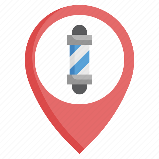 Location, barber, maps, map, pointer icon - Download on Iconfinder