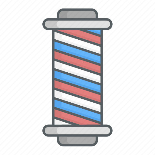 Barbers, pole, barber, barbershop, salon, haircut, hair icon - Download on Iconfinder
