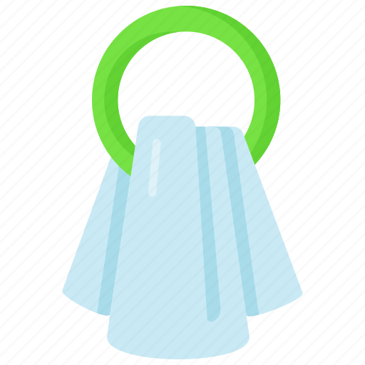 Towel, napkin, hanging, wipe, barbershop, salon, supplies icon - Download on Iconfinder