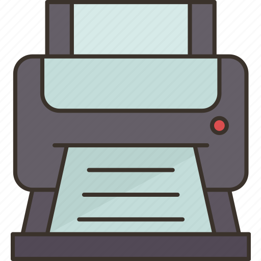 Printer, document, paperwork, office, electronic icon - Download on Iconfinder