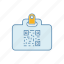 badge, barcode, id card, matrix barcode, pass, qr code, qr-code 