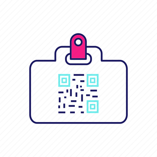 Badge, barcode, id card, matrix barcode, pass, qr code, qr-code icon - Download on Iconfinder