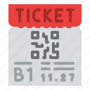 movie, ticket, qr, code, barcode, scanning