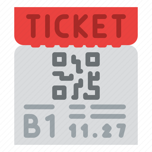 Movie, ticket, qr, code, barcode, scanning icon - Download on Iconfinder