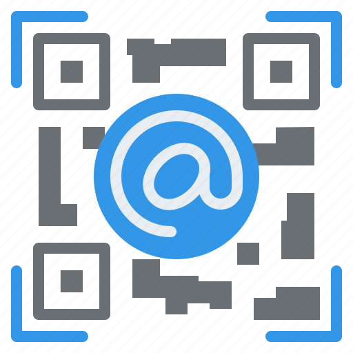 Qr, code, email, barcode, scanning icon - Download on Iconfinder