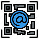qr, code, email, barcode, scanning