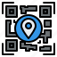 qr, code, location, pin, barcode, scanning 