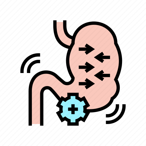 Narrowing, stomach, bariatric, surgery, problem, excess icon - Download on Iconfinder