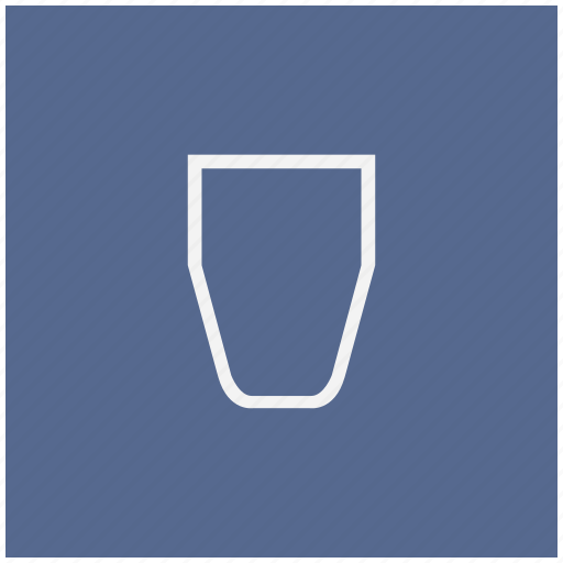 Empty, form, glass, water icon - Download on Iconfinder