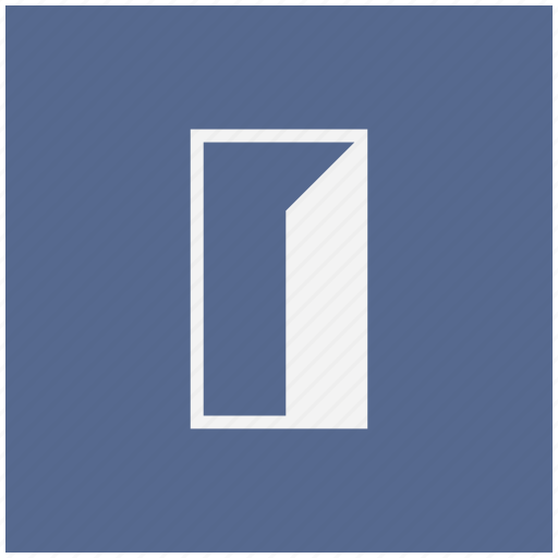 Door, enter, exit, form icon - Download on Iconfinder