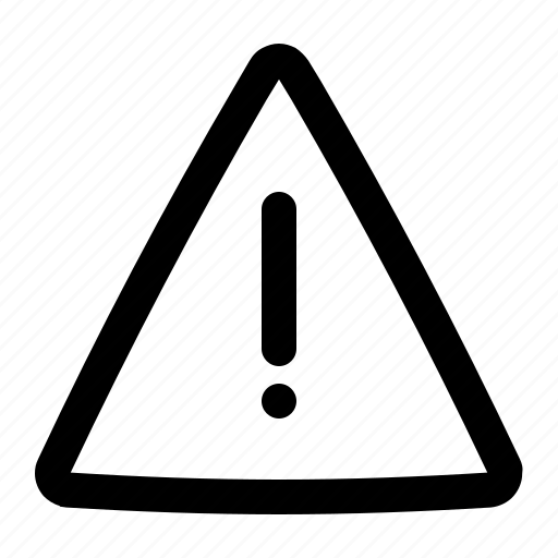 Warning, alert, danger, triangle icon - Download on Iconfinder