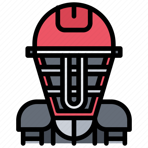 Baseball, catcher, helmet, man, match, player, sport icon - Download on Iconfinder