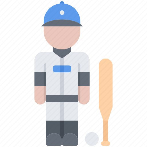 Ball, baseball, bat, man, match, player, sport icon - Download on Iconfinder