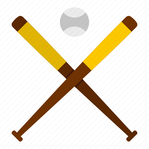 Ball, baseball, bat, equipment, game, sport, wood icon - Download on Iconfinder