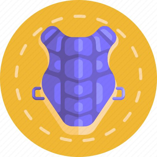 Protective gear, baseball, catchers protective gear, chest protector, sports icon - Download on Iconfinder
