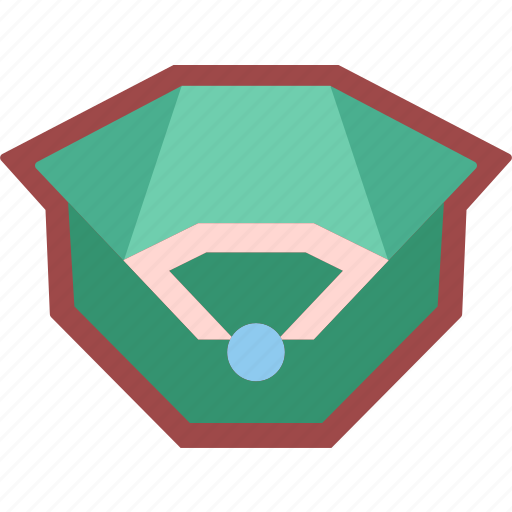 Field, baseball, stadium, match, sports icon - Download on Iconfinder