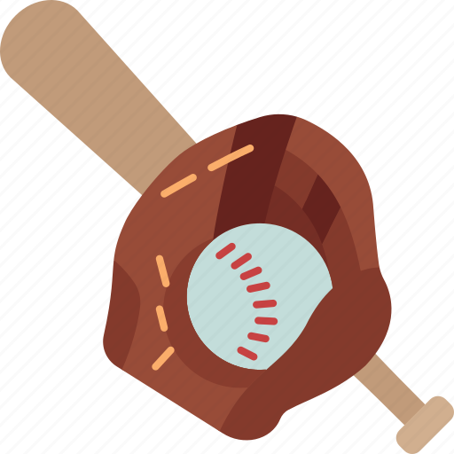 Baseball, glove, bat, softball, sports icon - Download on Iconfinder