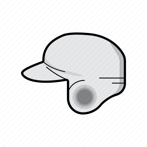 Baseball, batter, batter helmet, cartoon, helmet, illustration, sport icon - Download on Iconfinder