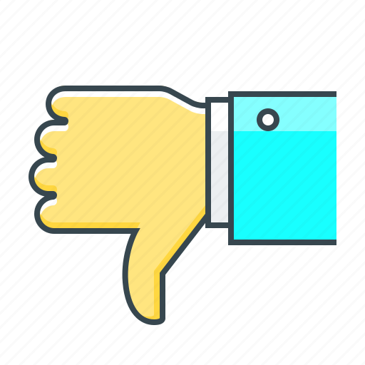 Down, failure, thumbs, thumbs down, deathlike icon - Download on Iconfinder
