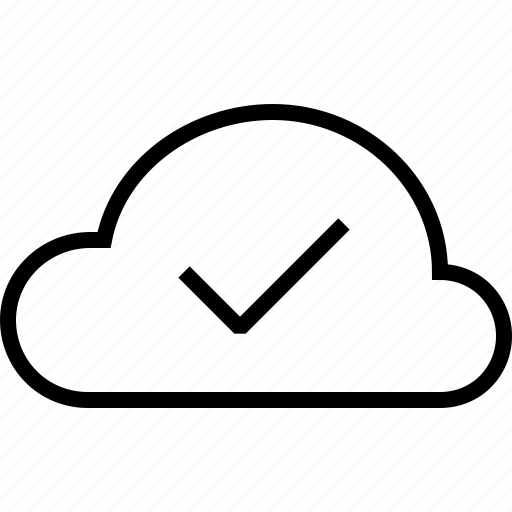 Check, cloud, accept, mark, ok, success icon - Download on Iconfinder