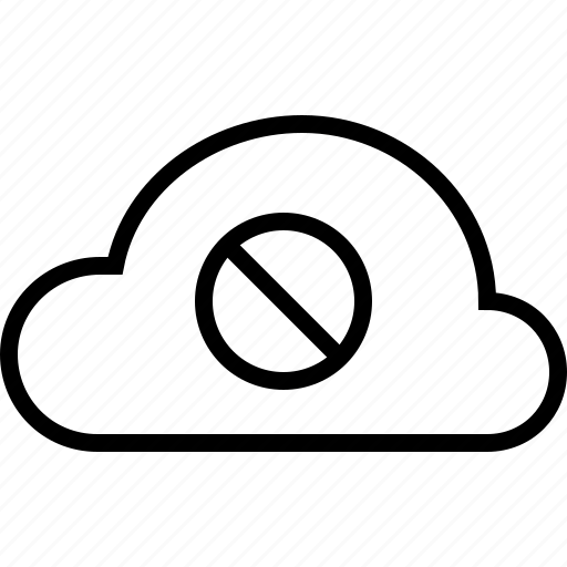 Cloud, noaccess, clouds, cloudy, forecast, weather icon - Download on Iconfinder