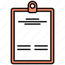 checklist, list, notepad, paper icon