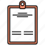 checklist, list, notepad, paper icon 
