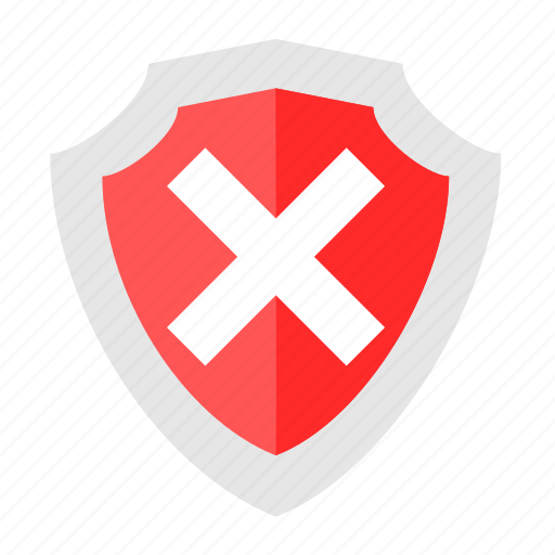 Attack, basic, dashboard, protect, shield, ui, unsecure icon - Download on Iconfinder
