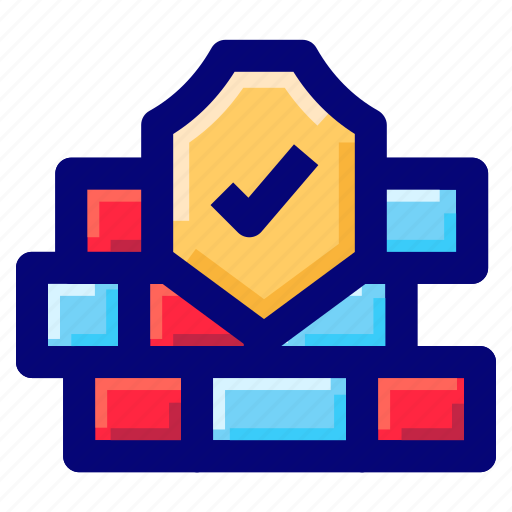 Firewall, protection, safe, security, shield icon - Download on Iconfinder