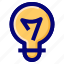 bulb, idea, light, solution 