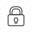 lock, minimalist, padlock, protection, secuirity, ui, ux 